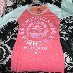 Half Sleeve American Fighter Tee